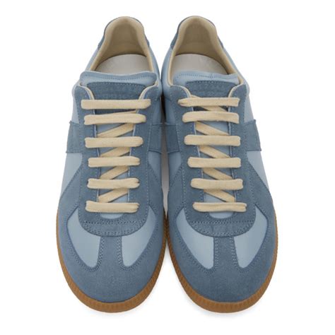 blue suede shoes replica|Maison Margiela: Blue Replica Sneakers .